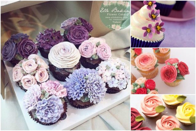 Những mẫu bánh cupcake đẹp cho ngày 8 tháng 3